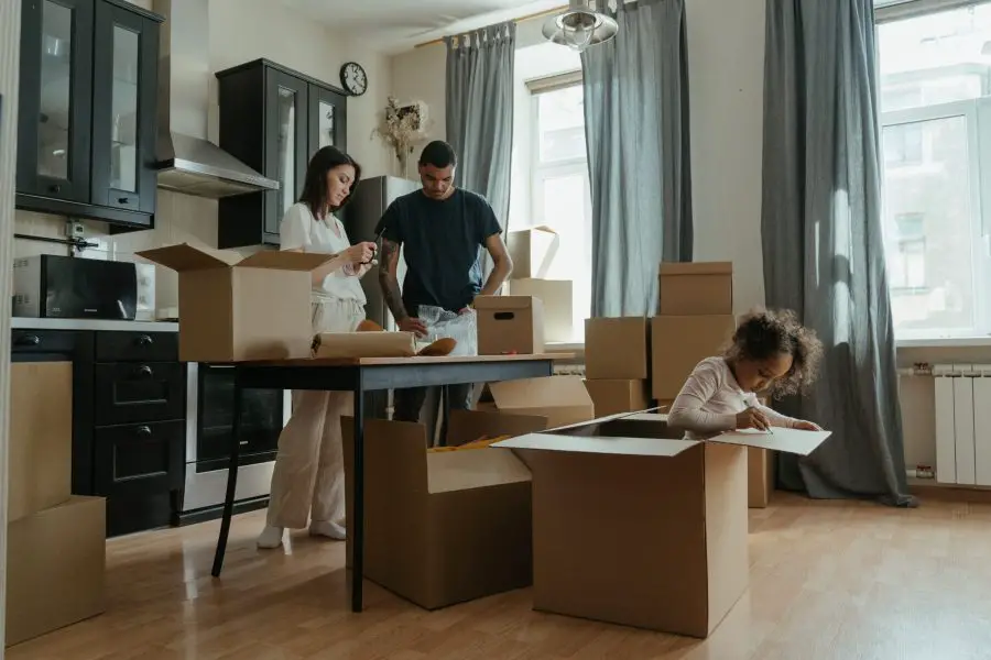 moving in