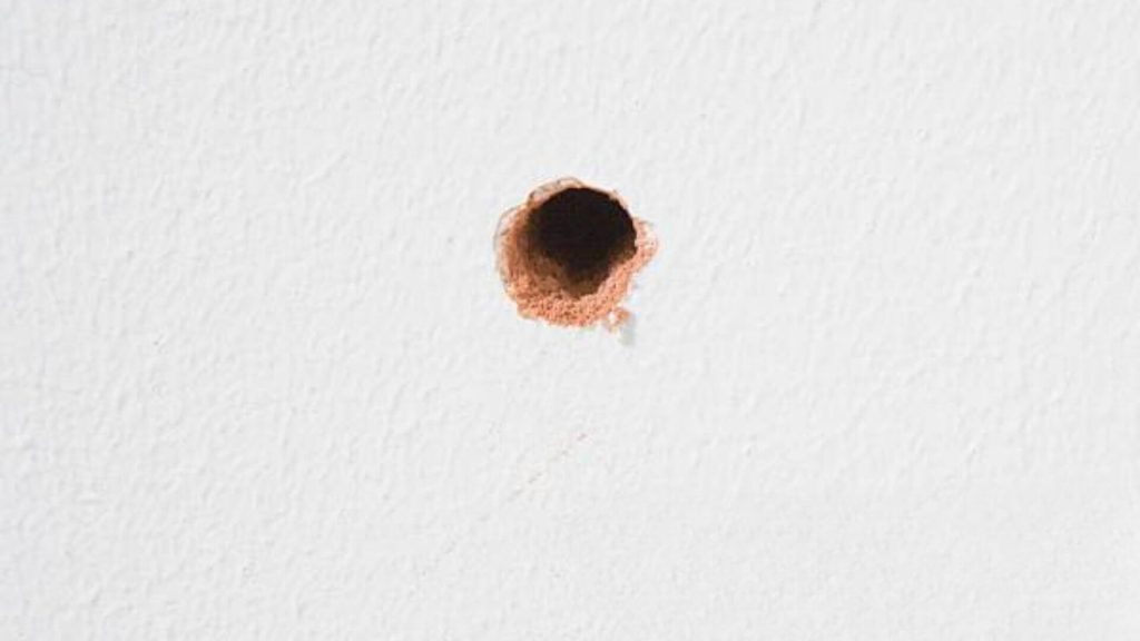 drilled hole